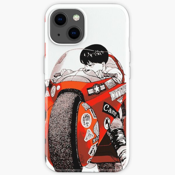 Akira - Kaneda and the Motorcyle iPhone Soft Case RB0908 product Offical akira Merch