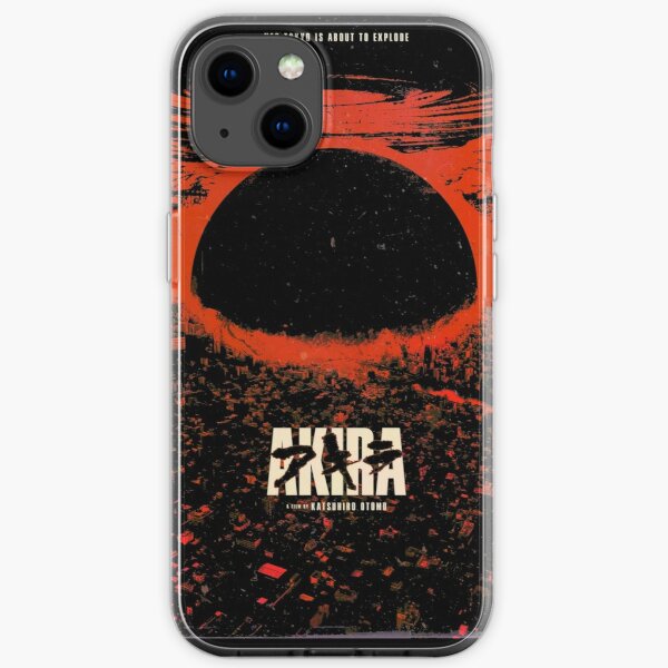 Akira cyberpunk city explosion transparent iPhone Soft Case RB0908 product Offical akira Merch