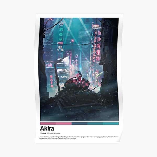 Akira Anime Poster  Poster RB0908 product Offical akira Merch