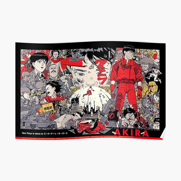 AKIRA (1988) Limited Edition Print Poster RB0908 product Offical akira Merch