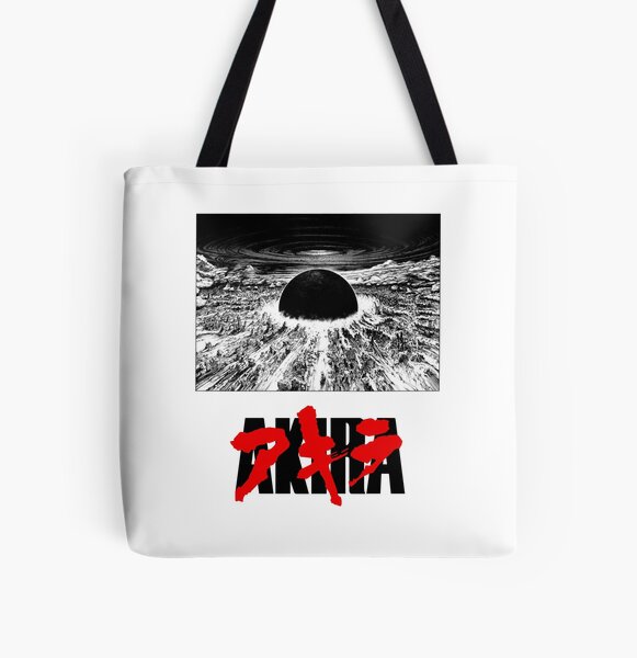 Akira Explosion with Logo All Over Print Tote Bag RB0908 product Offical akira Merch