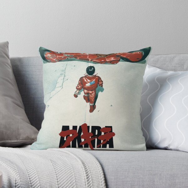 Akira Pillows - Akira cyberpunk city explosion manga strip Throw 