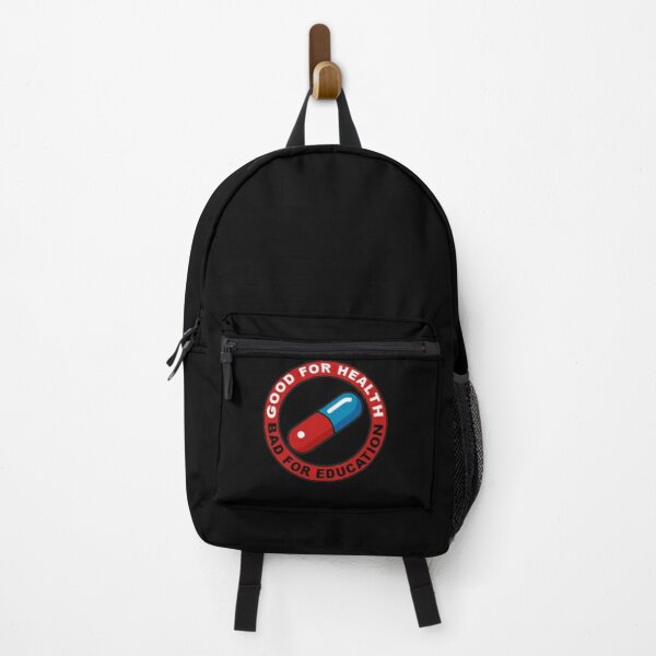 black text health and education Akira 1988 film art gift for fans Backpack RB0908 product Offical akira Merch